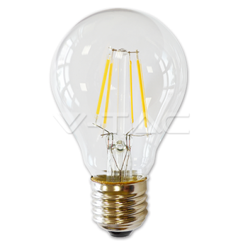 LED Bulb - LED Bulb - 4W Filament E27 A60 Warm White